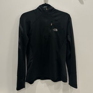 North Face | Women’s Large Pullover Quarter-Zip Detailing Black Running